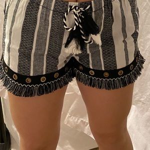 Rewash Fringe Shorts